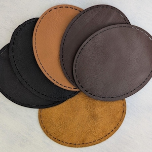 Elbow and Knee Patches Genuine soft Napa leather