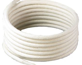 160 CM & 90 cm Long, 5.0 MM Wide Round Cream Shoe Boot Laces