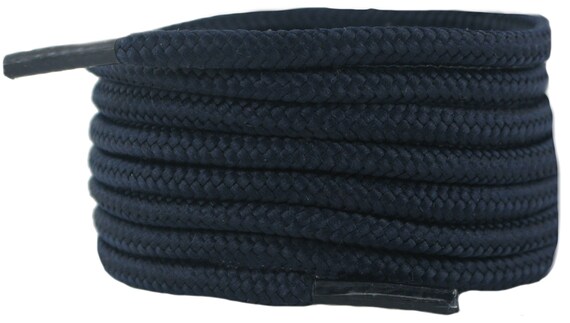 Cordones redondos azul marino oscuro de 150 cm y mm España