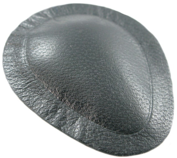 Cushion Heel Pads Leather Upper Black Cushion Heel Pads Leather Upper Black