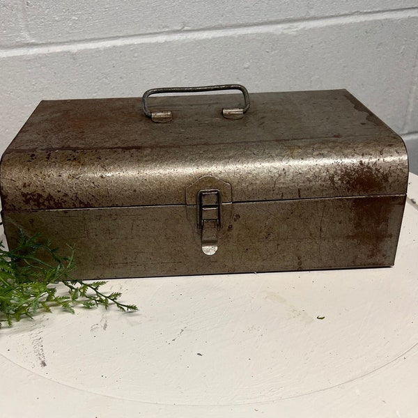 Silver Metal Box Etsy