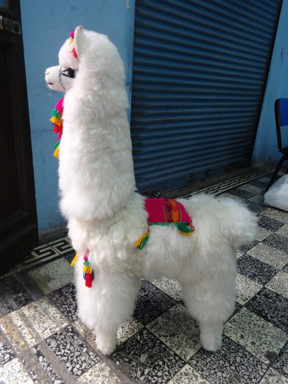 large stuffed llama
