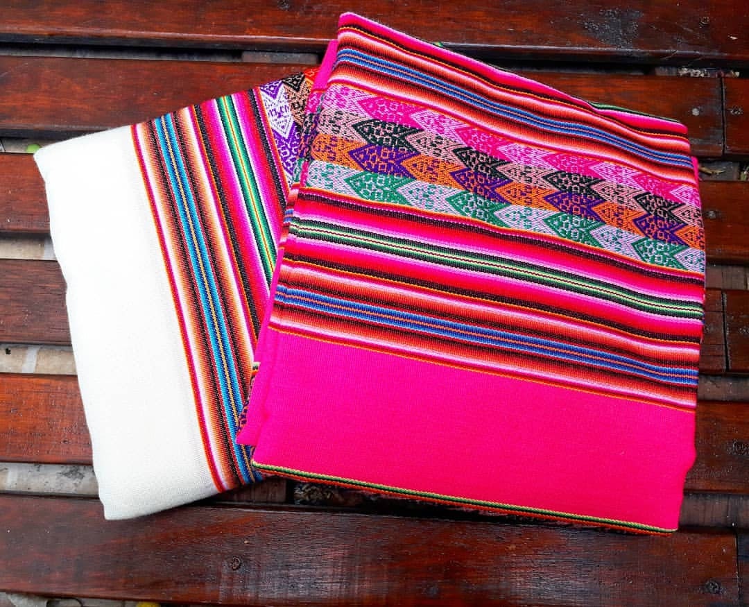 4 Peruvian Inca Blankets Peruvian Fabric Blanket Cloth Etsy