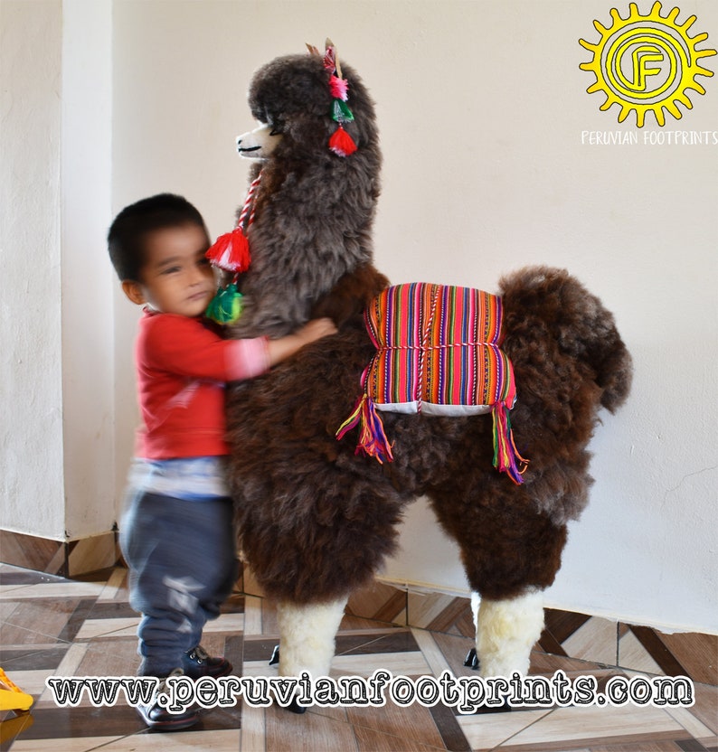 large stuffed llama