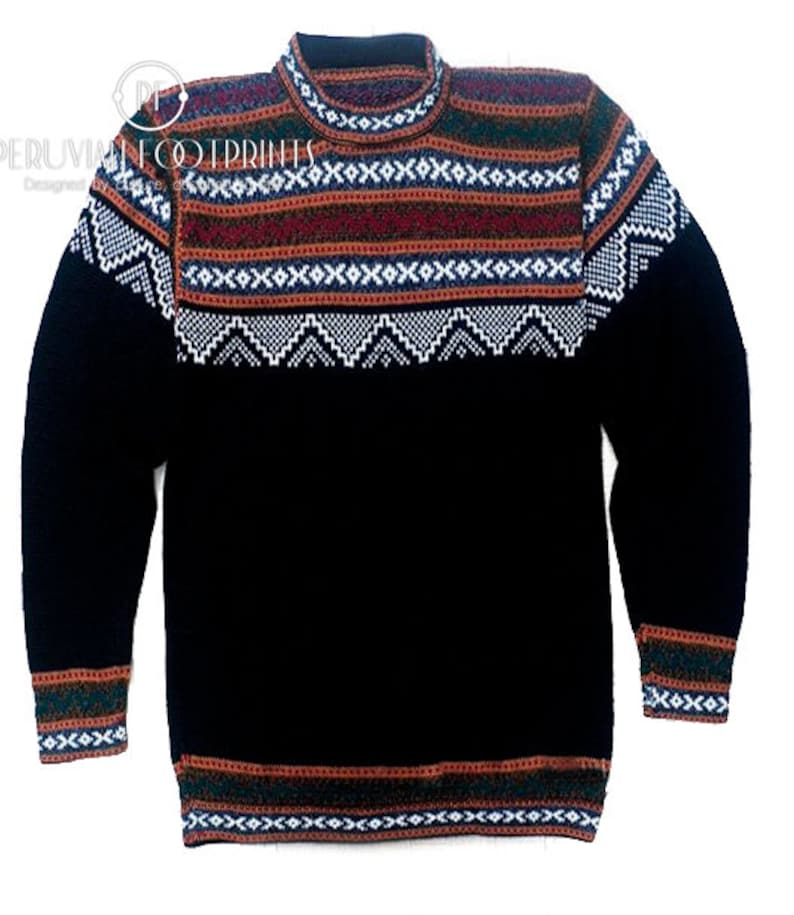 HOT SALE Alpaca Sweater Unisex Peruvian Sweater Alpaca Etsy