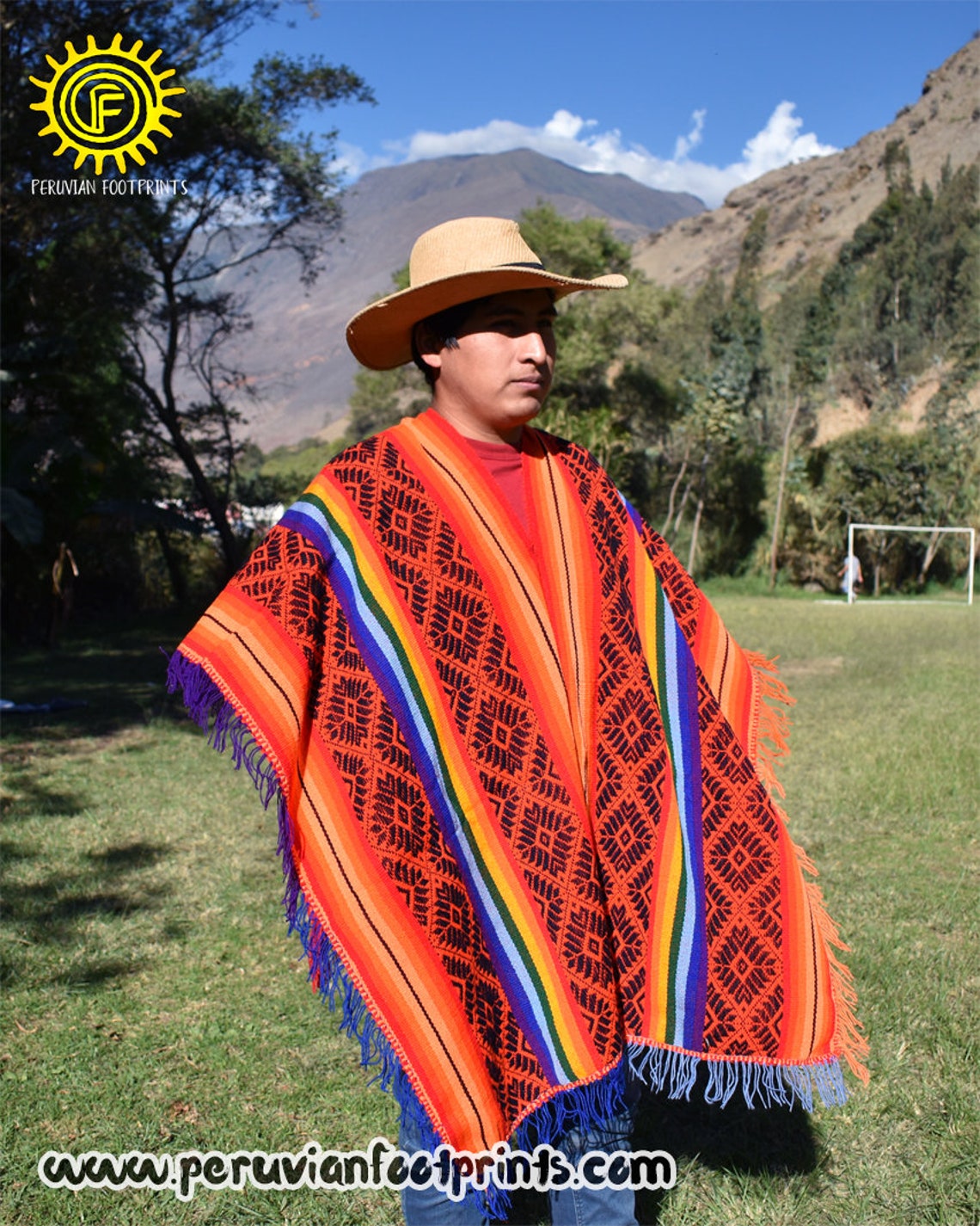 Free Shipping DHL Gift Peruvian Poncho