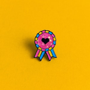 Pansexual Pride Pin Subtle Pan Pride Badge — Minimalist Pride Queer Badge Pan Enamel Pin Subtle Pride Accessory Discreet LGBT Pan Flag
