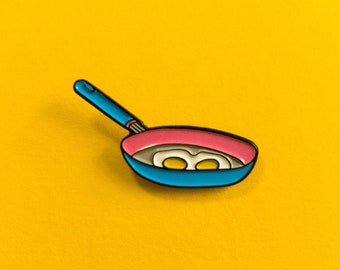 Pansexual Pride Pin Subtle Pansexual Badge — Pride LGBT Queer Pansexual Badge Lesbian Gay Transgender Enamel Pin Subtle Pan Pride Accessory