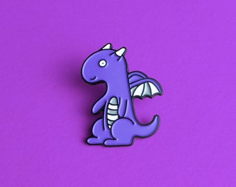 Asexual Pride Pin Ace Dragon Pride Badge — Pride LGBT Ace Dragon Badge Lesbian Gay Transgender Enamel Pin Subtle Pride Accessory Discreet