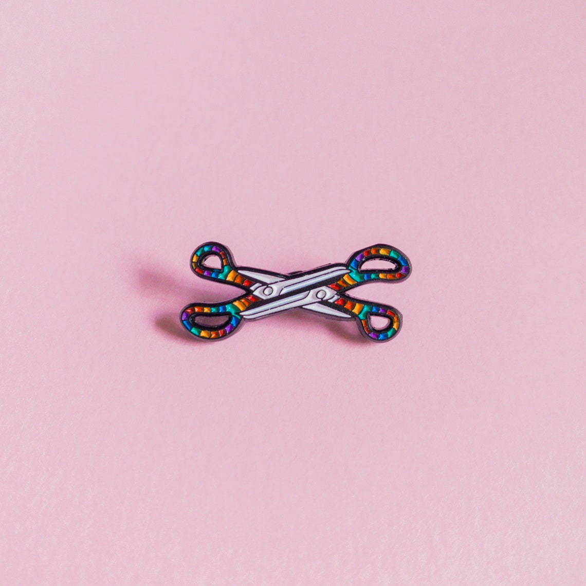 Scissors LGBT Pride Pin Pride Lesbian Bisexual LGBT Rainbow Etsy
