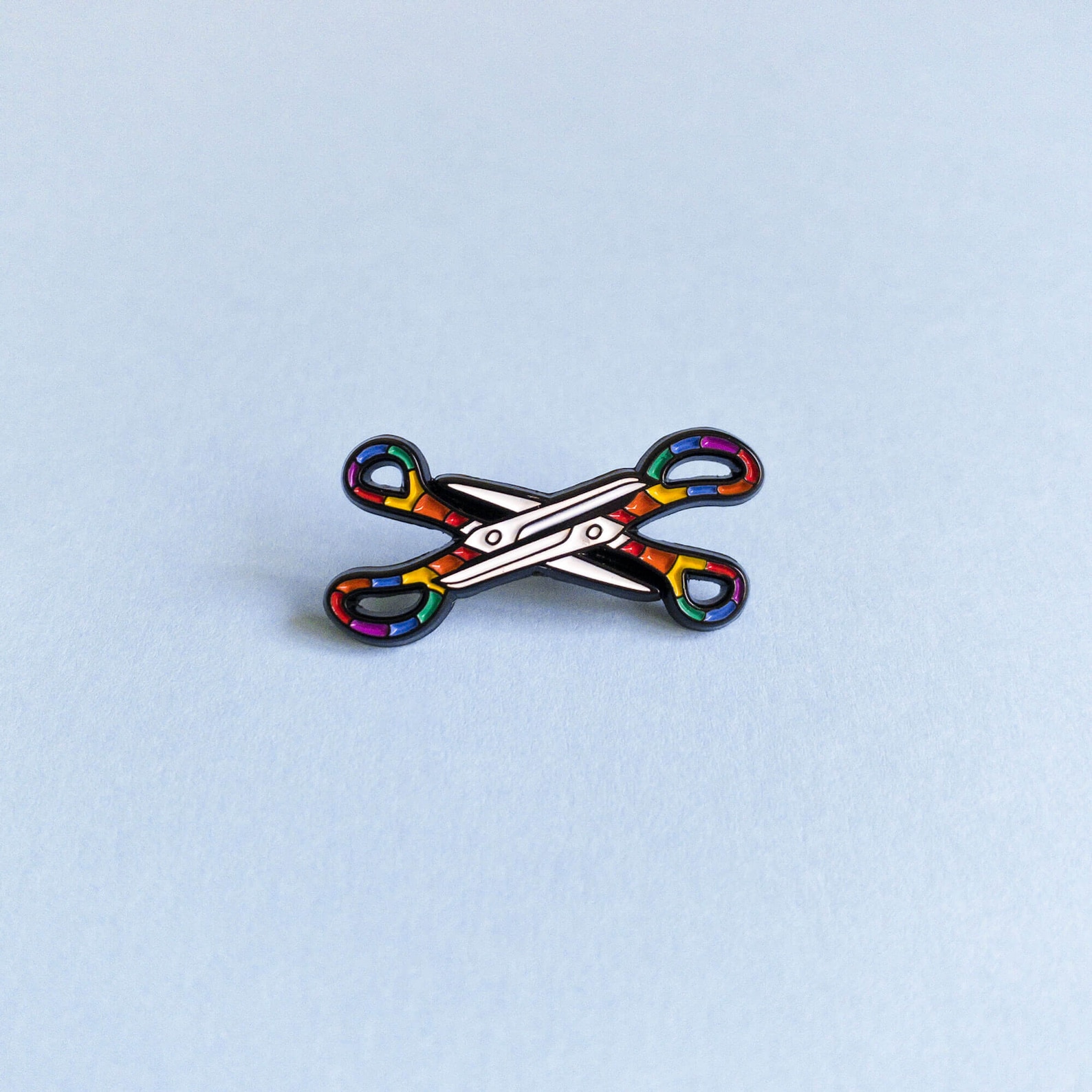 Scissors LGBT Pride Pin Pride Lesbian Bisexual LGBT Rainbow Etsy