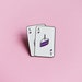 Ace of Cakes Pride Pin — Minimalist Pride Asexual LGBT Queer Badge Ace Lesbian Gay Transgender Enamel Pin Subtle Pride Accessory Discreet 