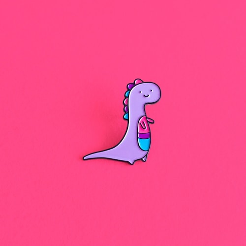 bisexual-pride-pin-subtle-bi-dinosaur-binosaur-badge-bi-etsy