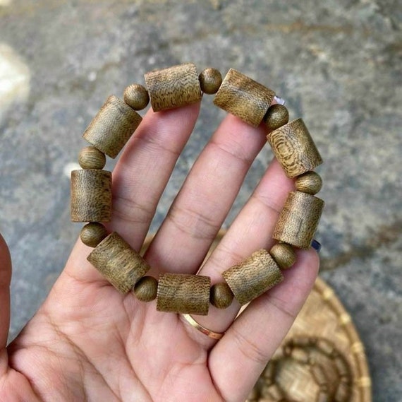 Handmade 108 Beads Tiger Speckle Agarwood Bracelet Necklace | Prayer M –  DiyNotion