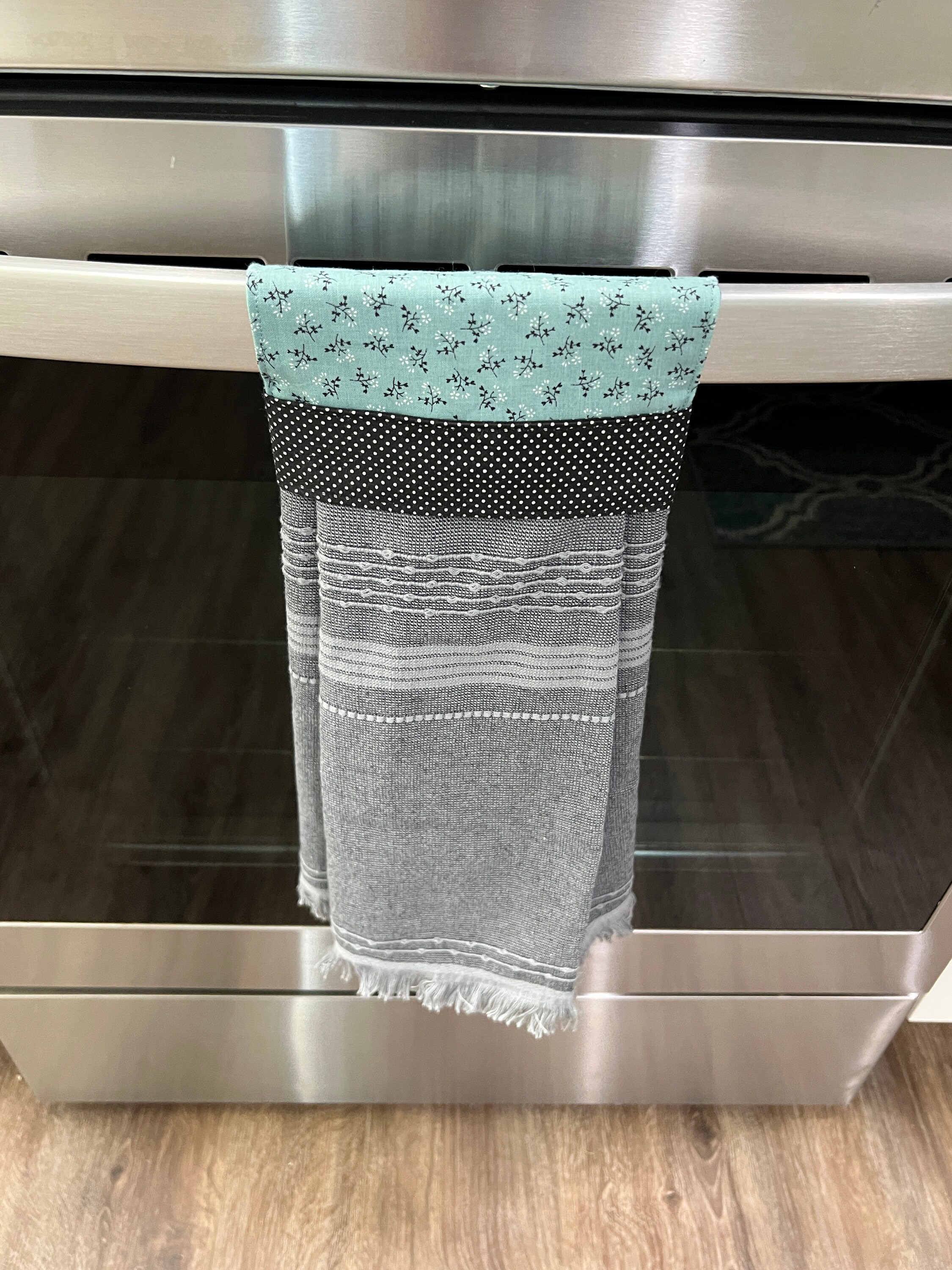 Handmade Hanging Kitchen Towel: Modern Farmhouse Tea Towel - Etsy
