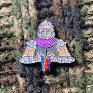 Shredder Enamel Pin