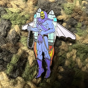 Jetpack Skeletor Enamel Pin