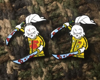 Kaninen Emalj Pin