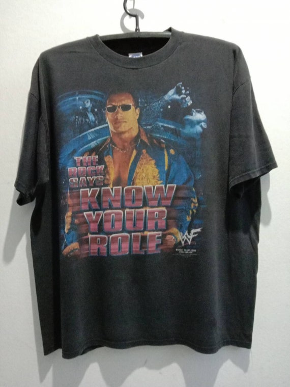 1990s The Rock Vintage WWF Tshirt