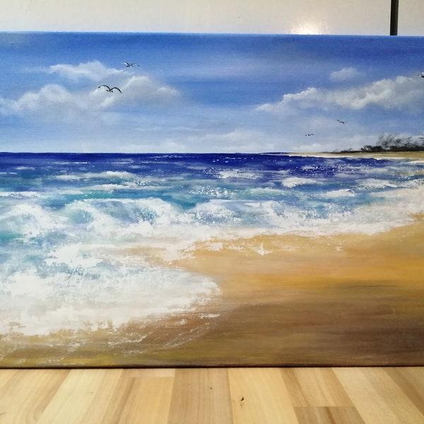 Acrylbild Mit Strand Und Meer Etsy de acrylbild-mit-strand-und-meer-etsy-de