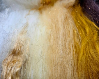 Mystery grab bag, Art batt gift pack, Assorted art batts, Fiber bundle, Wool grab bag