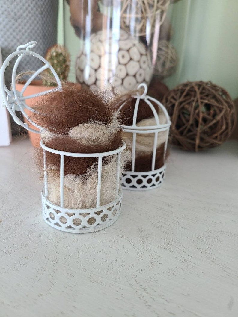 Bird nesting material, Bird nest, Bird house, Bird cage, Nest material, Hummingbird, Tealight candle holder, Candle holder image 2