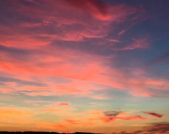 Pink Sunset Photograph