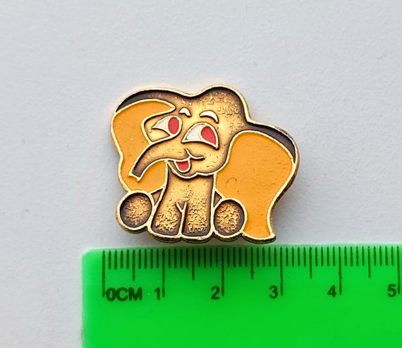vintage small elephant badge, Soviet aluminum bad… - image 8