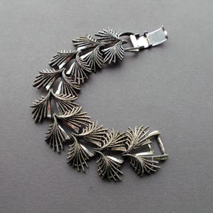 Vintage bracelet silver alloy, women old bracelet