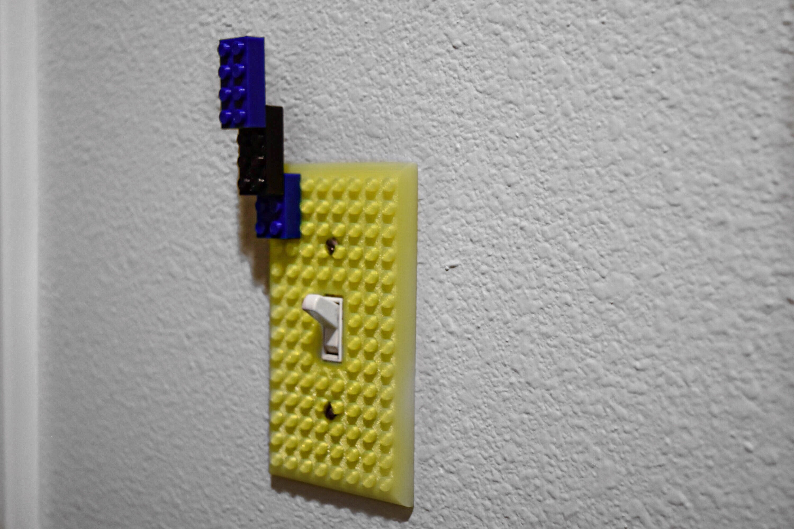 lego lamp brick wall