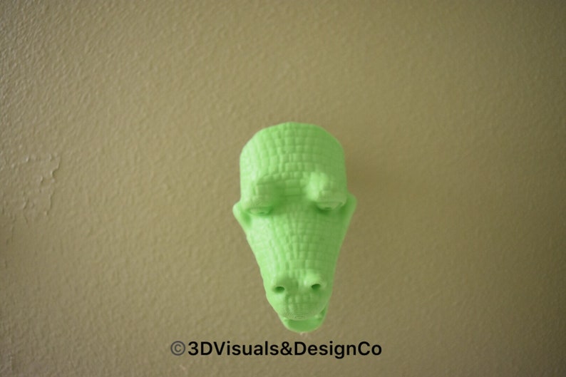 Green Gator Shower Head, Alligator Bathroom Accessory, Boys Bathroom Décor, Alligator Décor, Florida Gators Décor, Alligator Decoration image 4