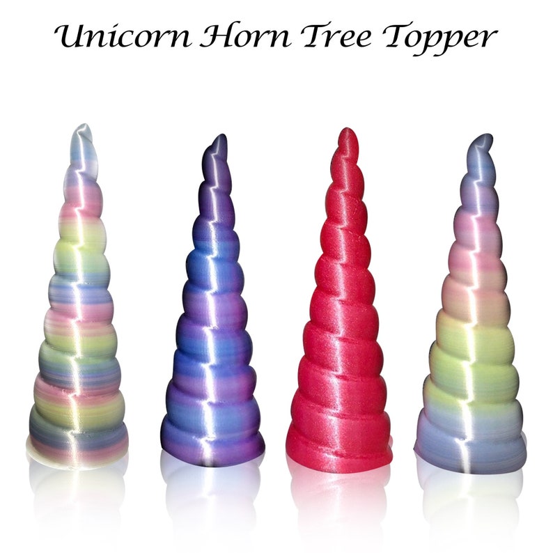 Unicorn Horn Tree Topper  Christmas Tree Decoration  Unicorn image 9