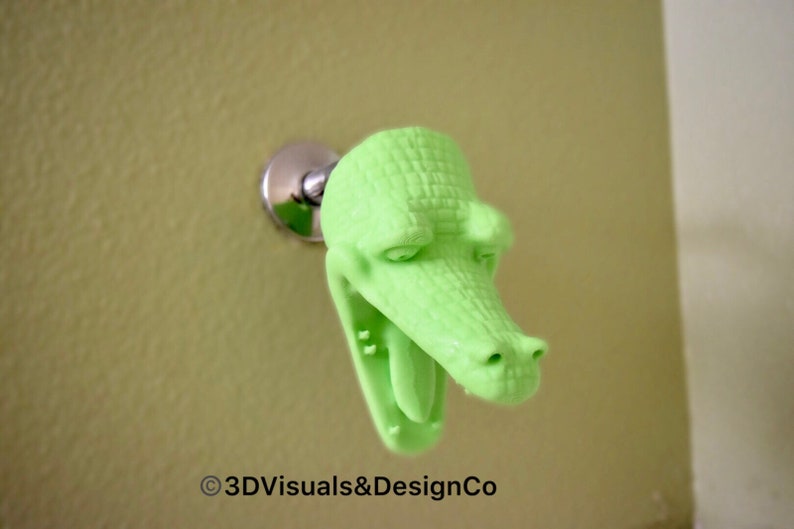 Green Gator Shower Head, Alligator Bathroom Accessory, Boys Bathroom Décor, Alligator Décor, Florida Gators Décor, Alligator Decoration image 7