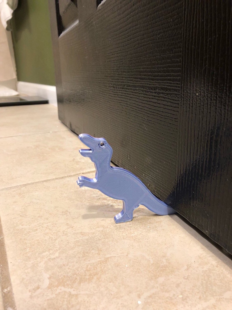 Animal Door Stopper Bedroom Door Stop Baby Shower Gift Dino Door Wedge Dinosaur Room Decor 3D Printed Dinosaur Doorstop