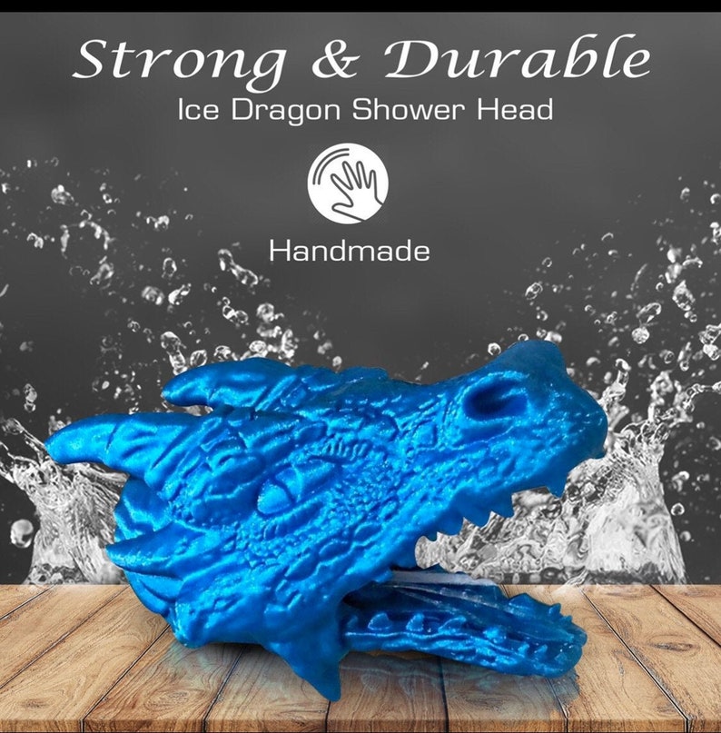 Dragon Shower Head Dragon Gifts Boys Bathroom Decor Etsy