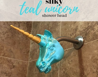 Rainbow Unicorn Shower Head - Unicorn Gifts - Bathroom Accessory - Unicorn Shower Head - Unicorn Decor - Party Favors - Kids Bathroom Decor