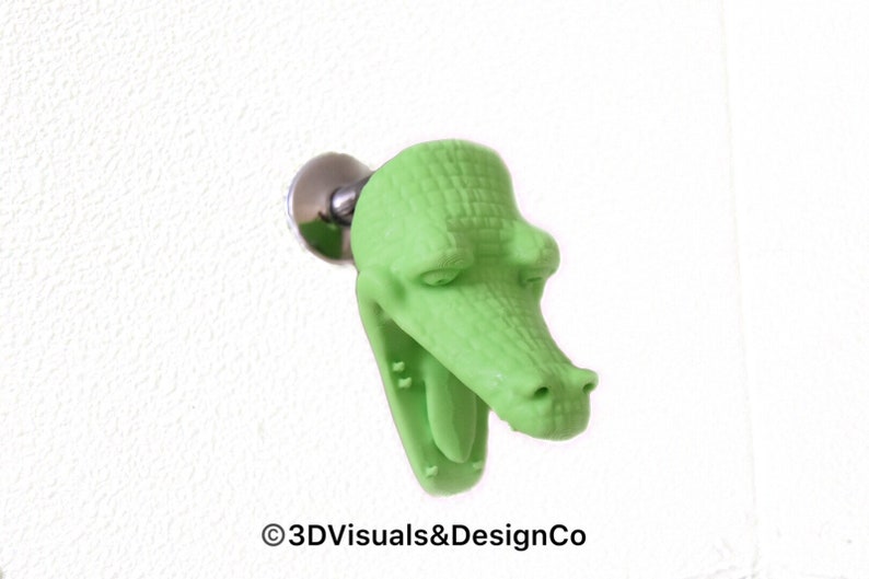 Green Gator Shower Head, Alligator Bathroom Accessory, Boys Bathroom Décor, Alligator Décor, Florida Gators Décor, Alligator Decoration image 9