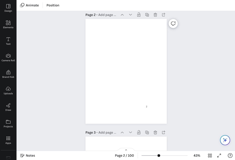 Template for 100 Page Book, Ready to Create a Book for Printing or to