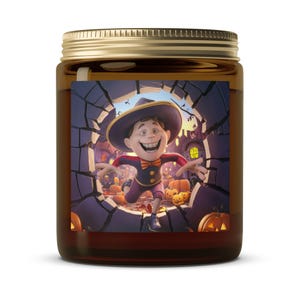 Halloween-geurkaars Pompoenkruid Aroma Herfstdecor Herfstgeuren Halloweendecoratie Gezellige herfstgeurkaars
