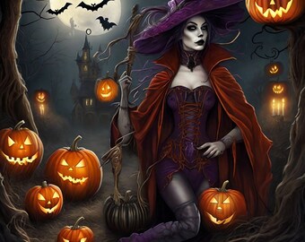 halloween sticker, halloween sexy girl sticker, halloween party decoration