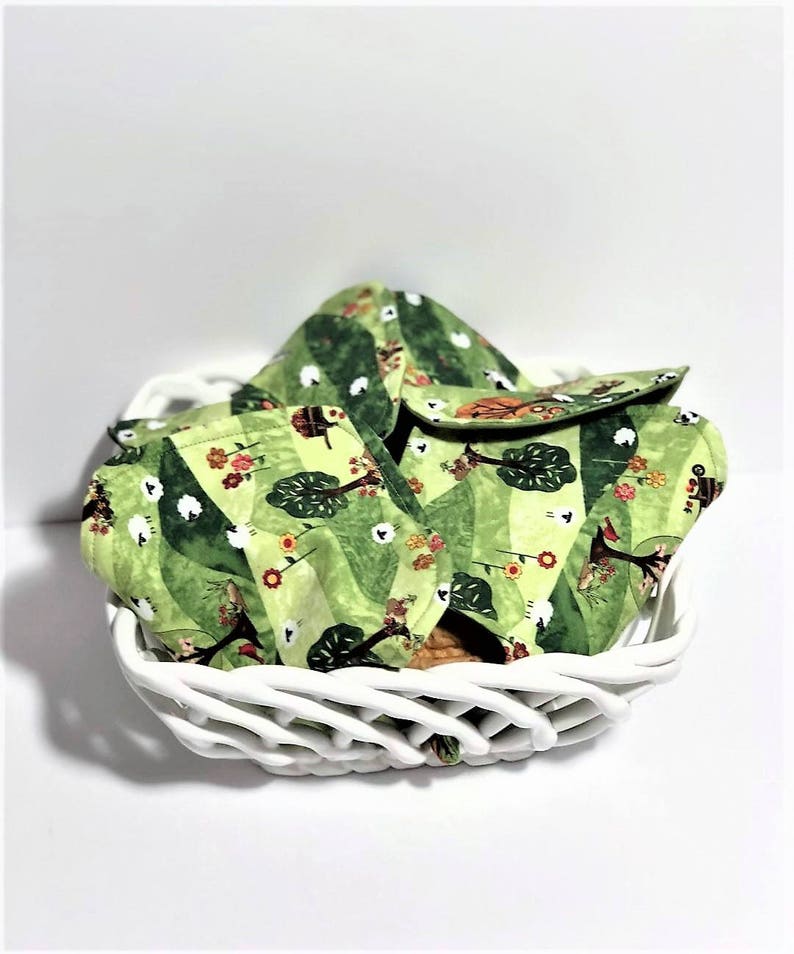 Bread Basket Liner & Warmer EcoFriendly Reversible Bread Etsy