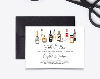 Stock The Bar Invite Etsy