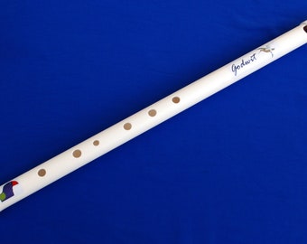 Silbato de PVC Godwit de calibre ancho y baja emisividad, hecho a mano