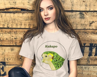 For Bird Lovers, Kakapo, Short-Sleeve Unisex T-Shirt