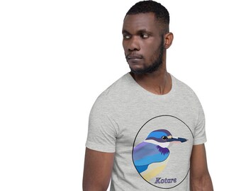 For Bird Lovers, Kotare (Kingfisher) Short-Sleeve Unisex T-Shirt