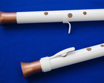 Tone Hole Key and Thumb-Rest, Easy Reach for Low Whistles