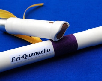 Ezi-Quenacho, PVC 'Andean' Flute in C, Handcrafted