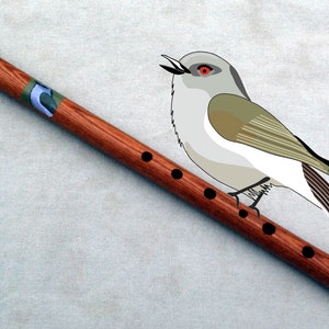 Riroriro, Handcrafted Wooden High-C Penny Whistle, With Case