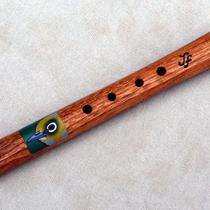 Silvereye Wooden High Am Flute, Handcrafted