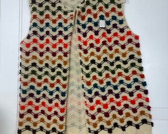 Gilet sans marque VTG NEW M en laine vierge